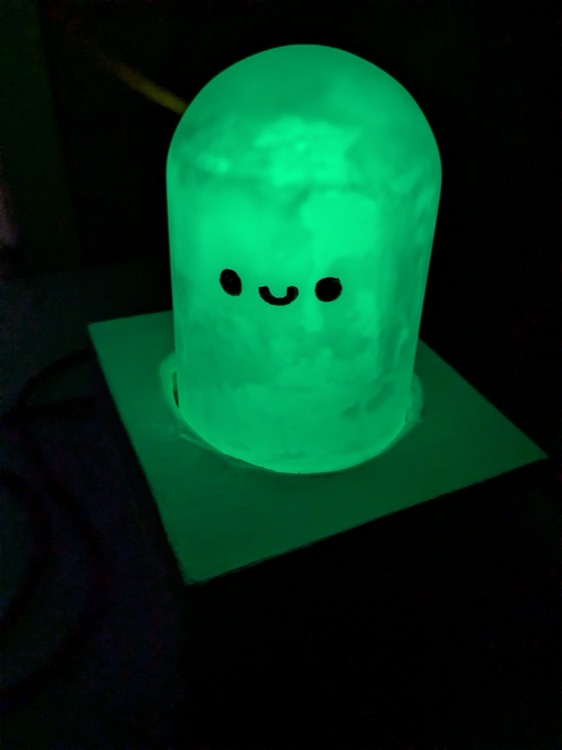Glow: a lamp that glows in the dark
