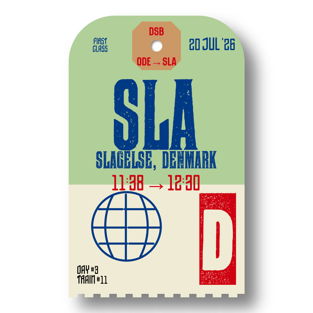 Luggage tag for train 11