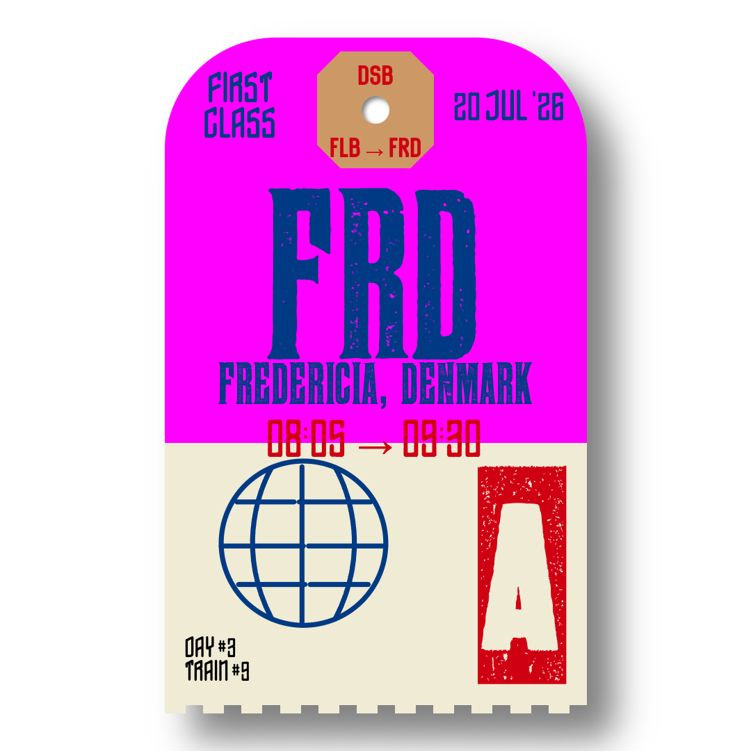Luggage tag for train 9