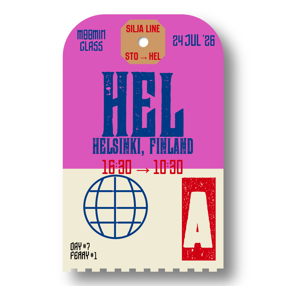 Luggage tag for ferry 1