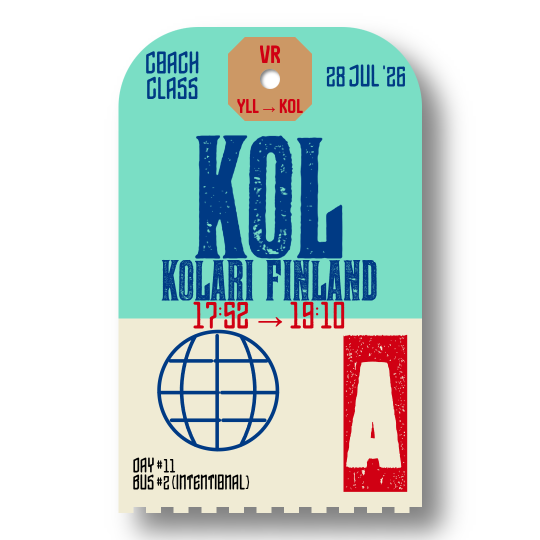 A luggage tag for intentional bus 2