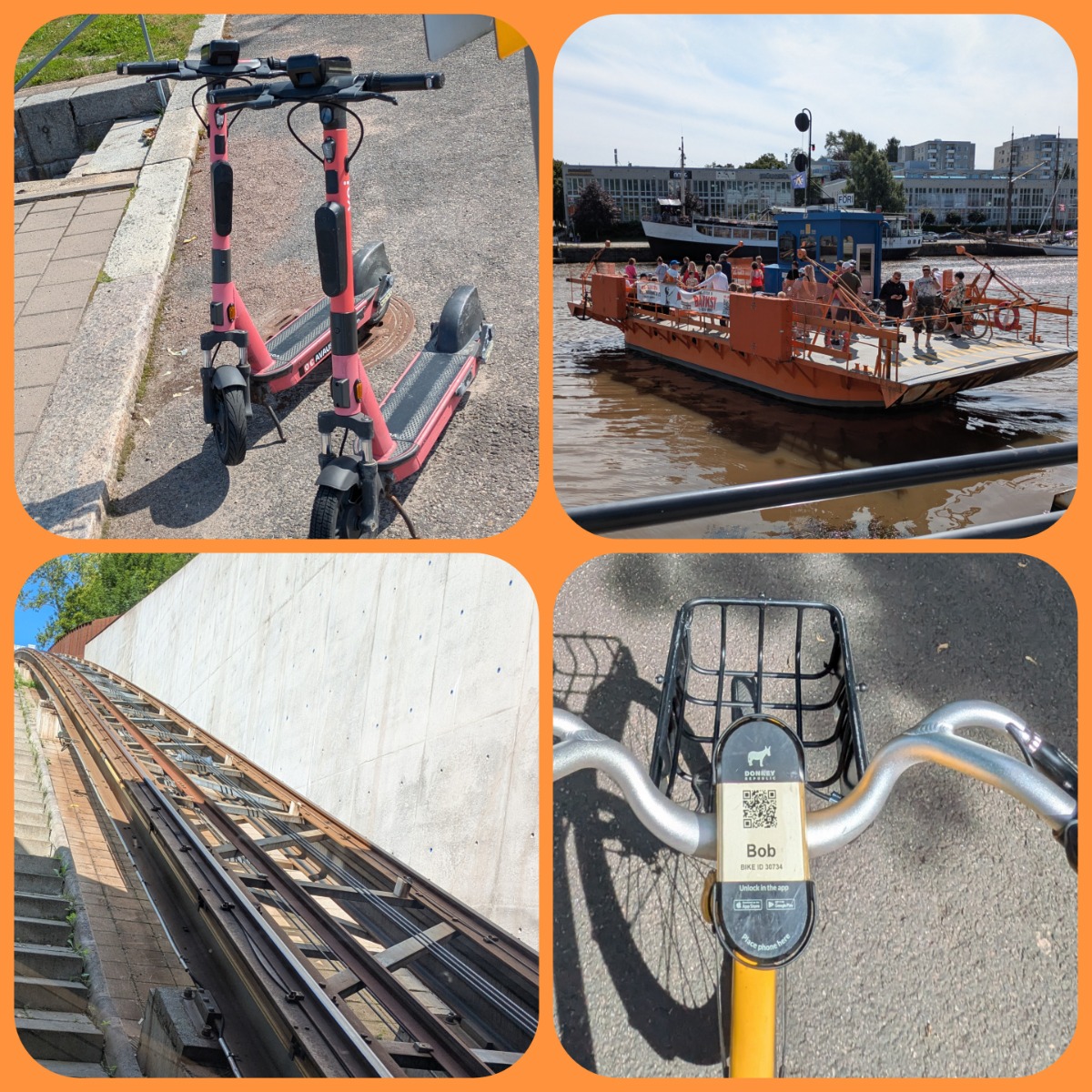 A collage of the Turku transport bonus quad